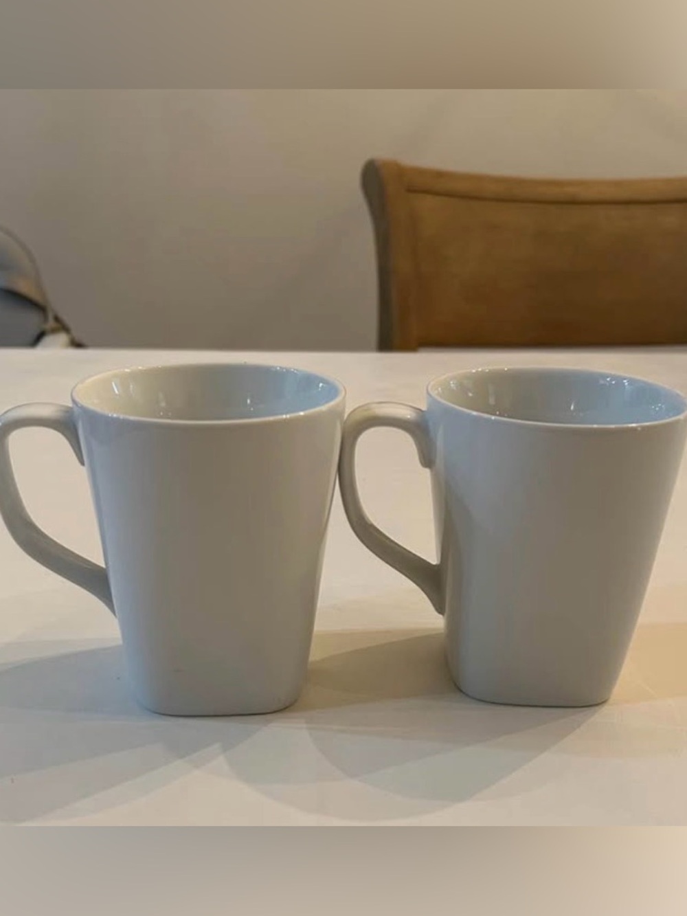 Threshold White Ceramic Mugs - Set of 2